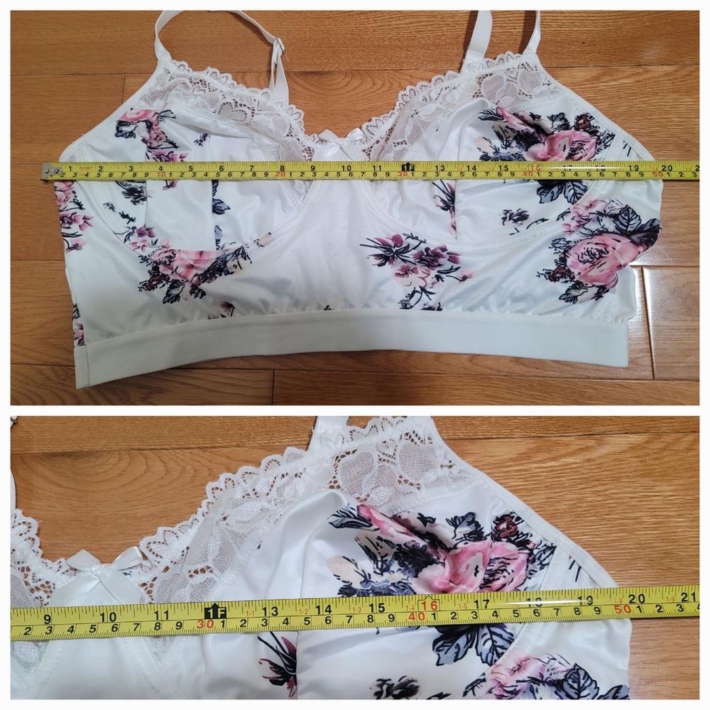 YITTY Burgundy and Floral Bralettes - Picture 11 of 12